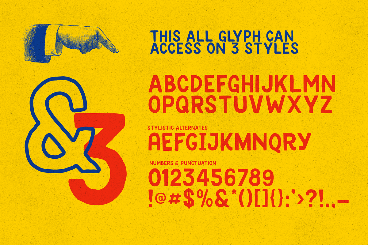 Roughwell Family - Handdrawn, a Sans Serif Font by Invasi Studio (Photo 9 of 10)
