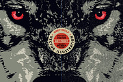 Grey Wolf - Vector illustration, an Animal Illustration by Artistic & Unique (Thumbnail 3 of 5)