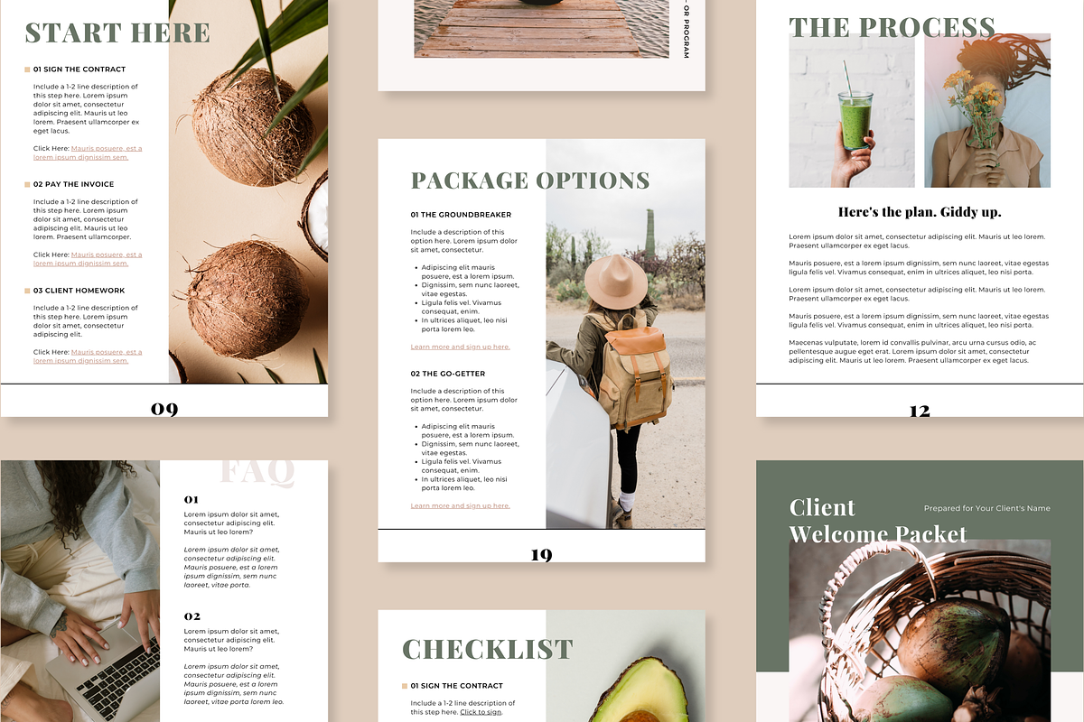 Client Welcome Packet | Canva, a Magazine Template by Erin Cassidy (Photo 2 of 8)