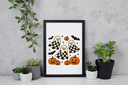 Grunge Checkered Ghost in Heart Png, an Illustration by Daily.Designs (Thumbnail 3 of 5)