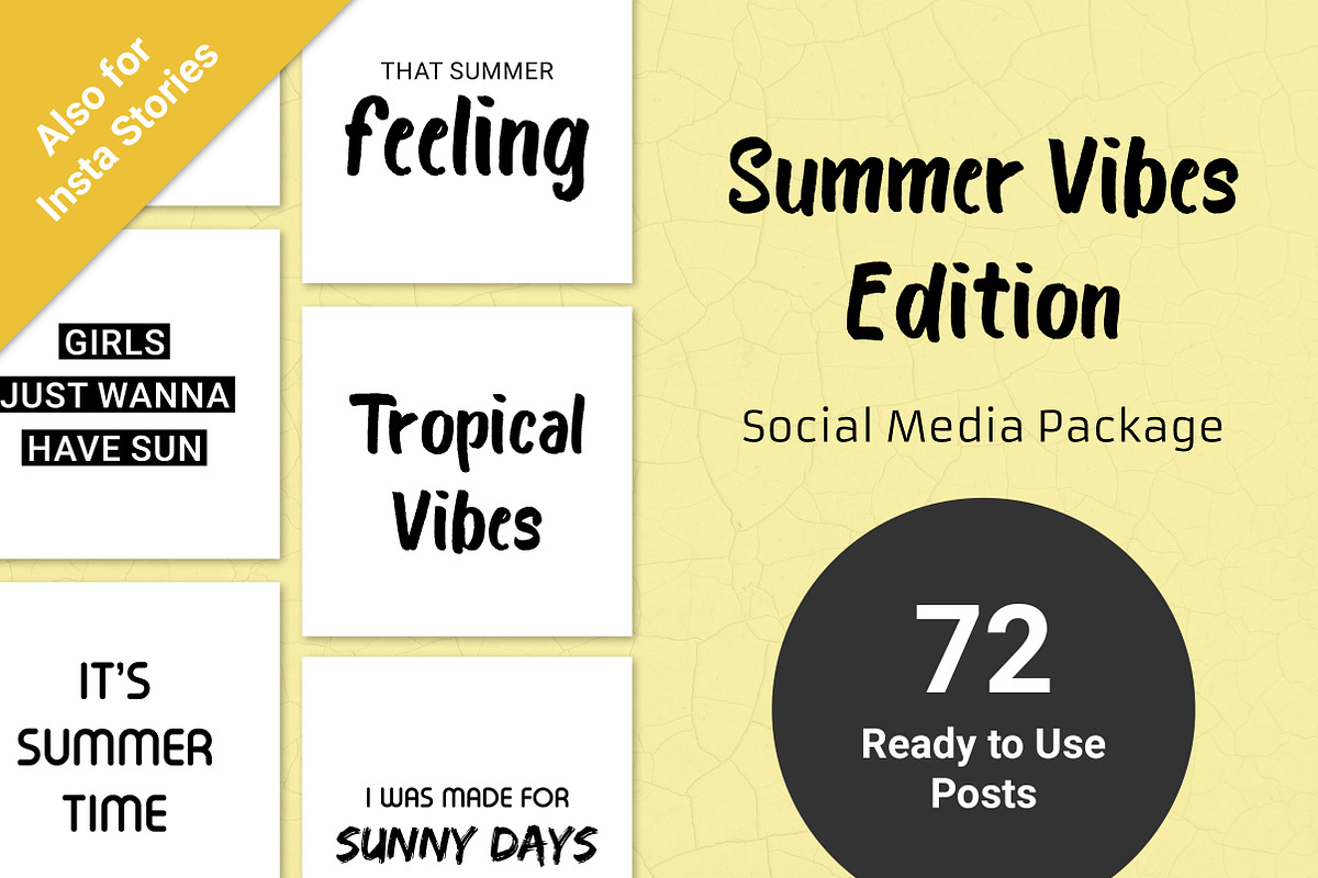 Summer Vibes Edition - Social Media, a Social Media Template by Annemiek van Luinen (Photo 1 of 9)