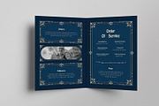 Navy Classic Funeral Program, a Brochure Template by Neermana (Thumbnail 3 of 4)