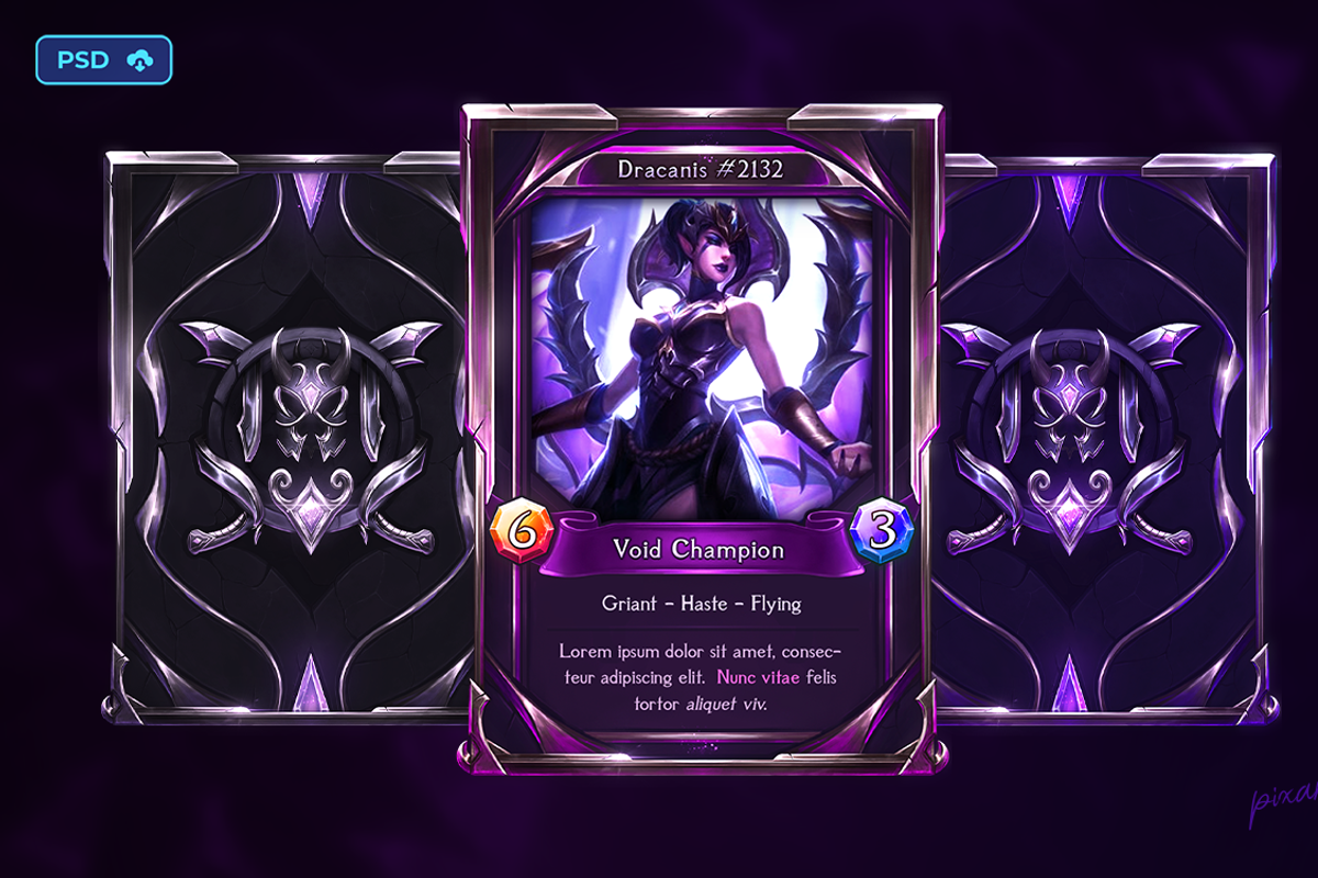 Trading Game Cards (TCG) Template, a Graphic by PIXARTS STORE (Photo 2 of 4)