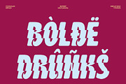 CS Douglas Rippled, a Sans Serif Font by Craft Supply Co. (Thumbnail 7 of 8)