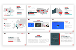 SEO Strategy Keynote Template