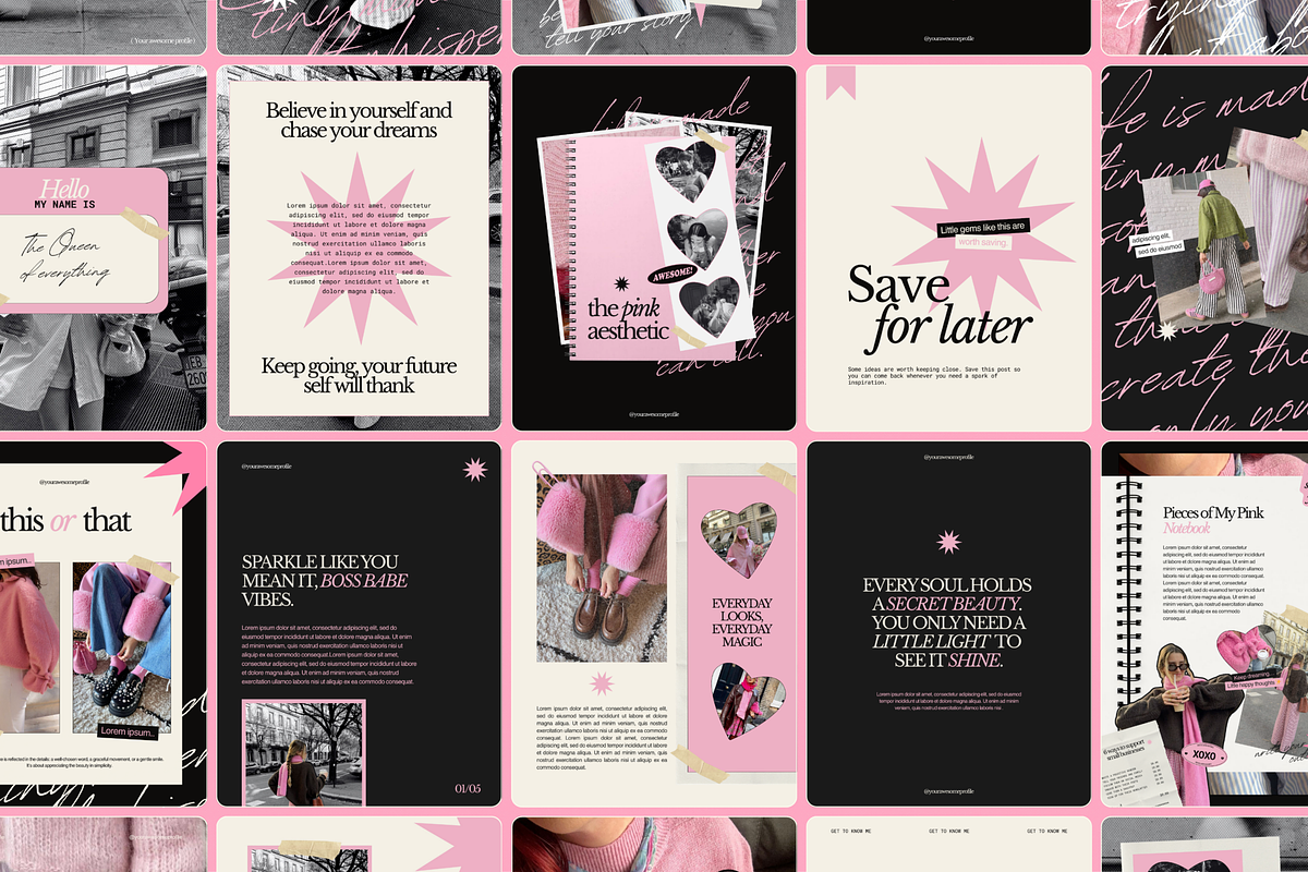 ROSALYN | Instagram Templates, a Social Media Template by Ad Astra Creations (Photo 5 of 5)