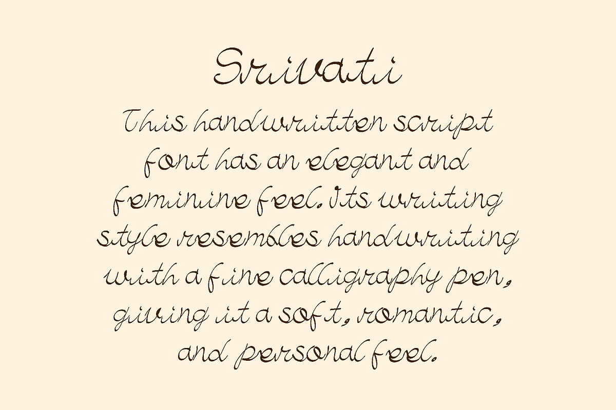 Kaenan Srivati - Handwritten Duo, a Handwritten Font by Boril Std (Photo 8 of 10)