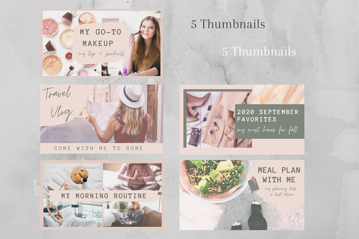 YouTube Channel Art Template, a Social Media Template by Tegefeldt Design (Photo 5 of 7)