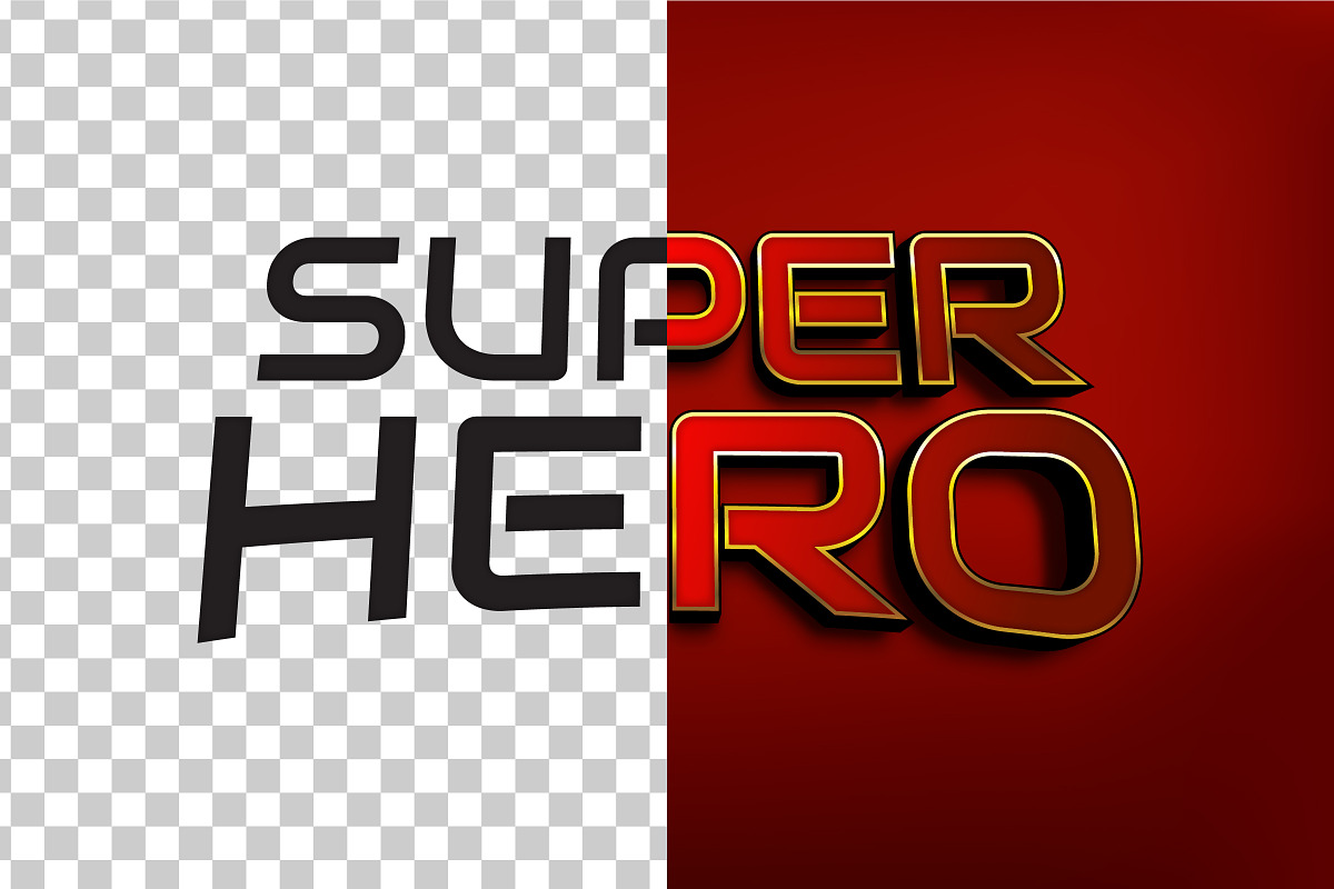 Super Hero Text Effect, a Brushes & More by Mily Studio (Photo 2 of 5)