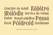 CS Ruskine – Uncial Font, a Sans Serif Font by Craft Supply Co. (Thumbnail 5 of 8)