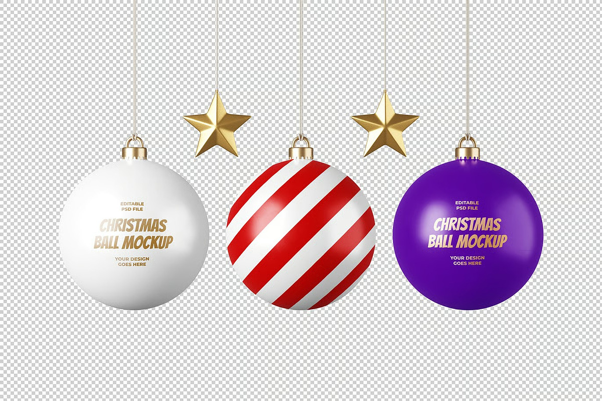 Christmas Ball Mockup, a Product Mockup by zpackcreative (Photo 3 of 4)