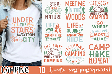 Camping SVG Bundle