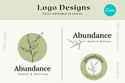 Wellness Logo Branding Kit, a Branding & Logo Template by Hell Yeah Designs (Thumbnail 4 of 5)