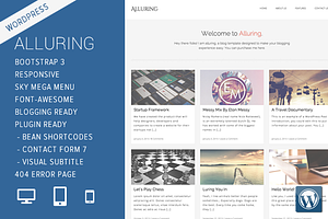 Alluring WordPress Theme