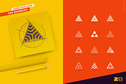 96 Logo Marks & Geometric Shapes, a Branding & Logo Template by Samolevsky (Thumbnail 8 of 24)