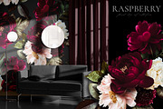 Raspberry Floral Clip Art Collection, an Object Graphic by Eclectic Anthology (Thumbnail 2 of 12)