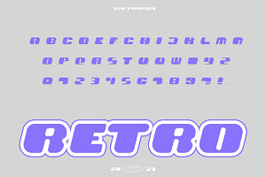 QUAX8 - Y2K Display Font