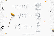 LITTLE FOREST. 30 FLORAL ELEMENTS, an Object Graphic by Luna Dreams (Thumbnail 2 of 2)