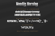 Monday Morning - Slab Serif Font, a Slab Serif Font by Doehantz Studio (Thumbnail 8 of 9)