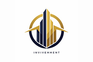 A sophisticated logo featuring a min, a Graphic by Iftikhar Alam