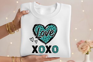 Valentine Love Xoxo Sublimation Png, a Seasonal Illustration by YA Design
