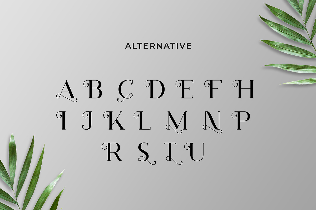 Elysium Luxury Serif Font preview 3