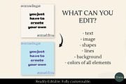 Positive Quotes Social Media Kit, a Social Media Template by Clairee Design Studio (Thumbnail 4 of 7)