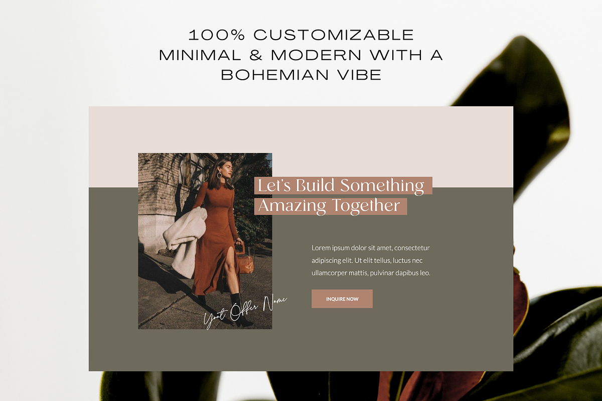 Carla Boho Showit Website Template, a Templates & Theme by Studio Zash (Photo 3 of 11)