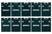 Bundles Sport Jersey Pattern Design, a Pattern Graphic by Evloxx Studio (Thumbnail 2 of 11)