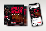 Halloween Party Flyer Template, a Flyer Template by Posterfello (Thumbnail 3 of 4)