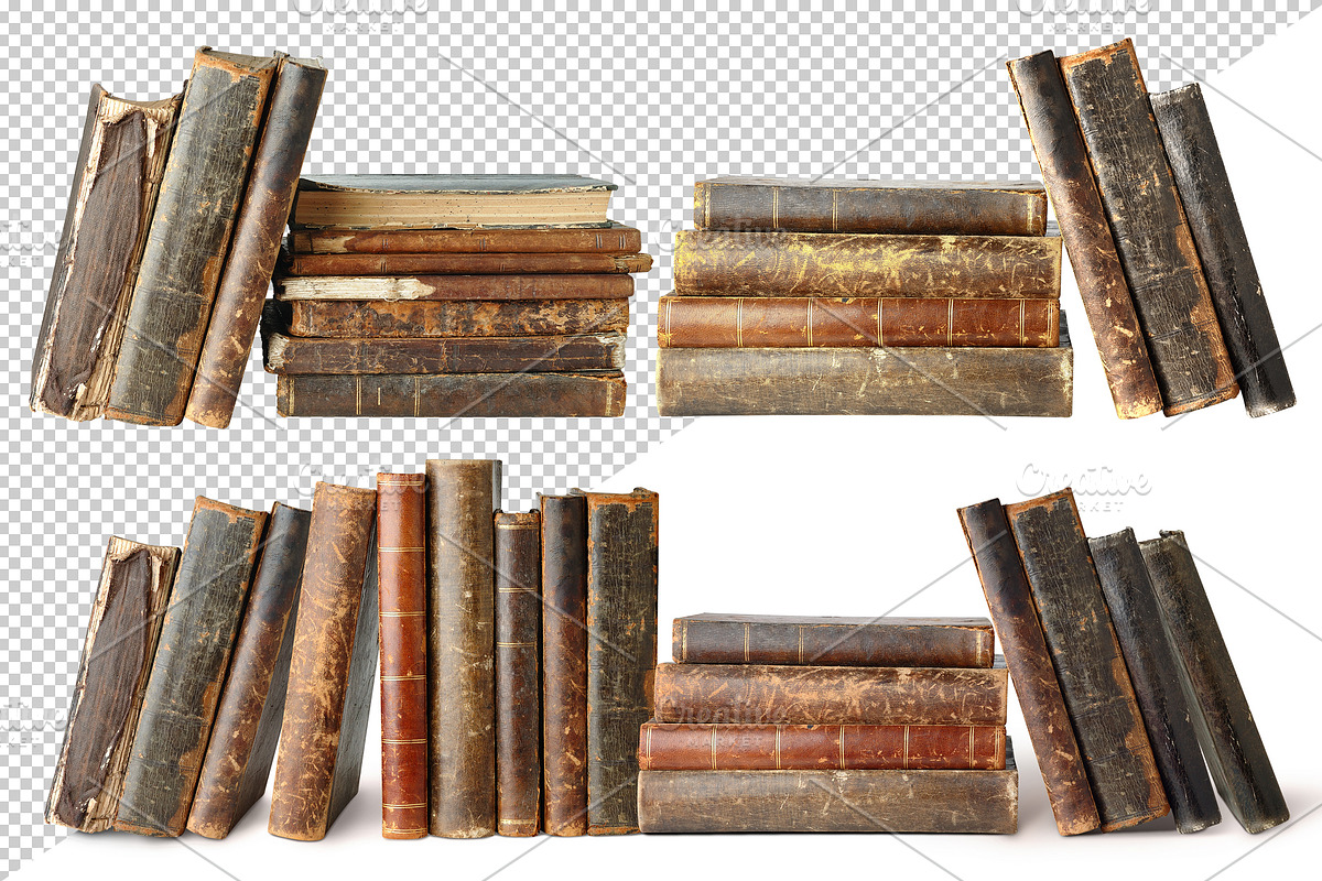 Old books in piles and stacks, an Object Graphic by Fruits+Veggies (Photo 6 of 8)