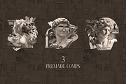 Vintage Collage Creator Kit 750+ PNG, an Object Graphic by iHemalaya (Thumbnail 7 of 10)