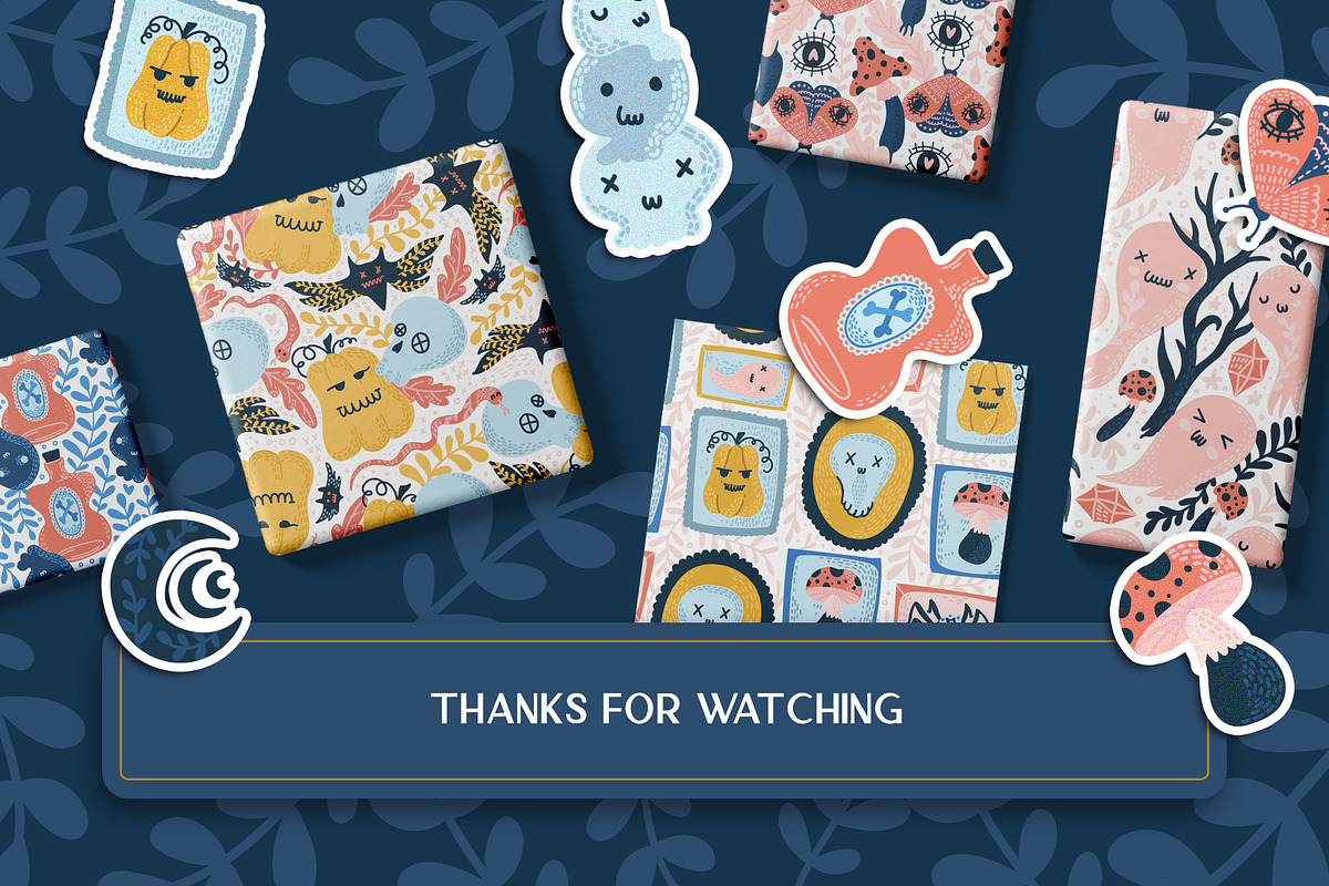 Halloween Pattern & Illustration, a Pattern Graphic by KetteCreate (Photo 10 of 10)