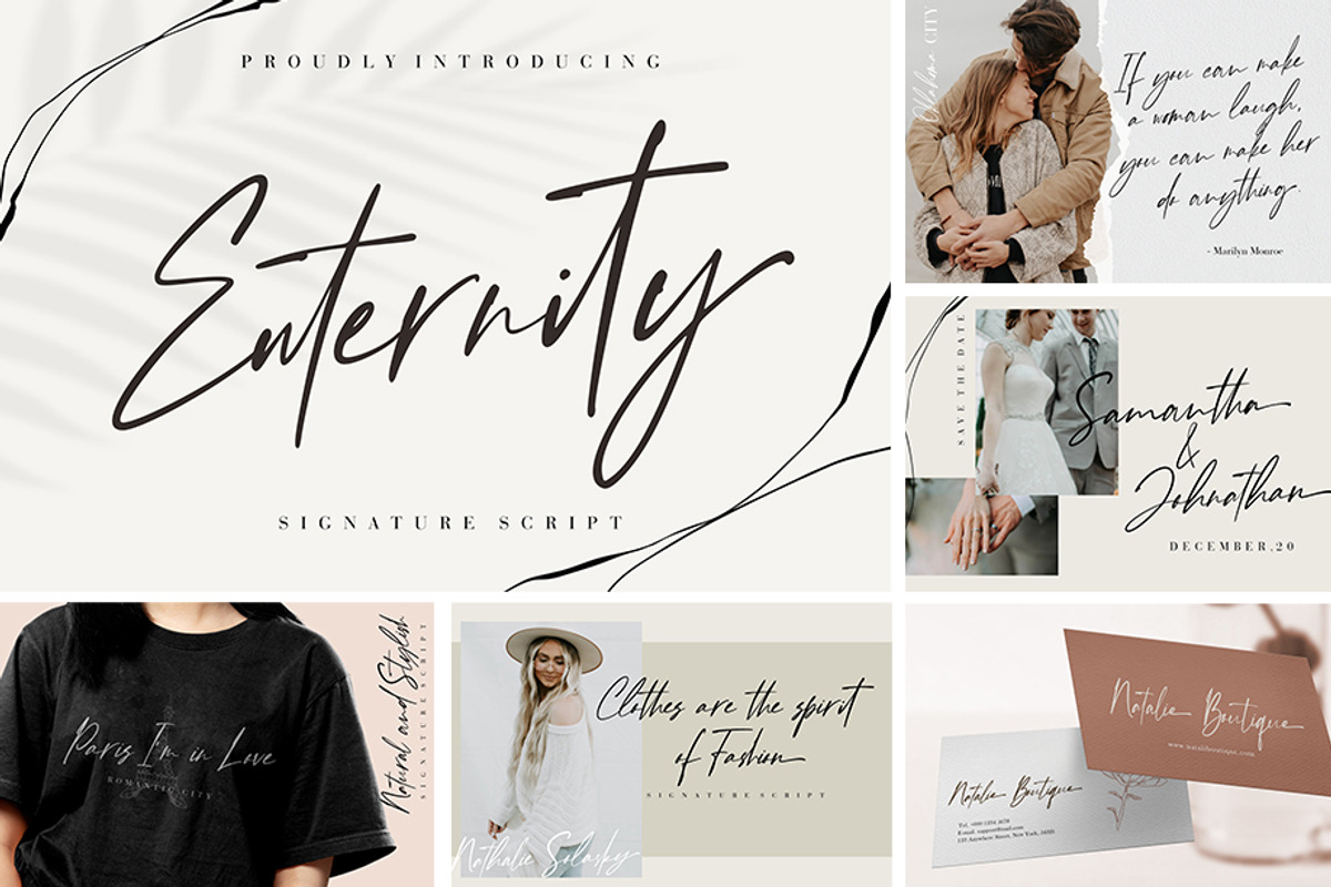 When Modern Meet Vintage Font Bundle, a Script Font by Creatype Studio (Photo 15 of 45)