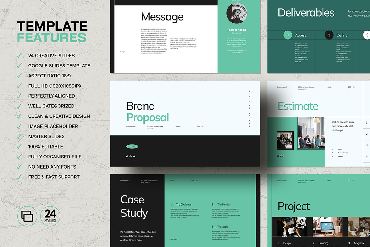 Project Proposal Google Slides preview 2