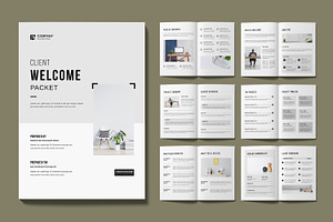 Client Welcome Packet Template Layou, a Brochure Template by MightyDesign