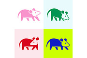 Opossum Logo, a Graphic by NataliiaVolyk (Thumbnail 3 of 6)