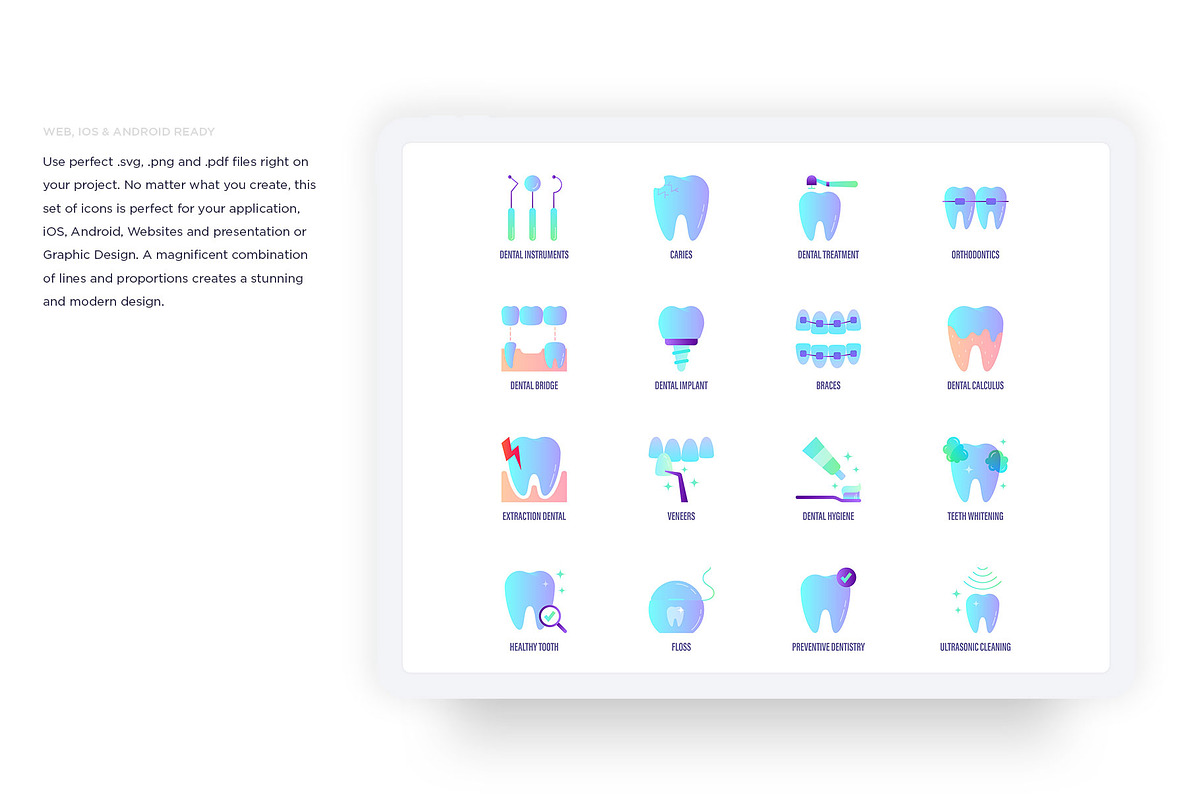 Dentist | 32 Icons Set Hand Drawn, an Outline Icon by Marina Silence (Photo 15 of 17)