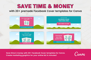 20 Canva Facebook Cover Templates