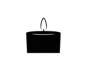 Candle Silhouette Vector Bundle, an Illustration by jahid234 (Thumbnail 26 of 51)
