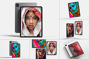 IPad Pro 2020 Mock-up, an iPad Mockup by zippypixelstudio