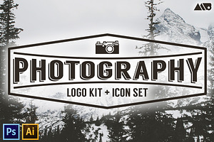 Photography Logo Kit and Icon Set