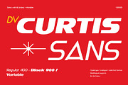 DV Curtis Sans, a Sans Serif Font by Damelev (Thumbnail 1 of 18)