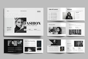 Editorial Luxury Fashion Magazine, a Magazine Template by MightyDesign