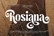 Rosiana - Modern Serif, a Serif Font by Arterfak Project (Thumbnail 1 of 13)