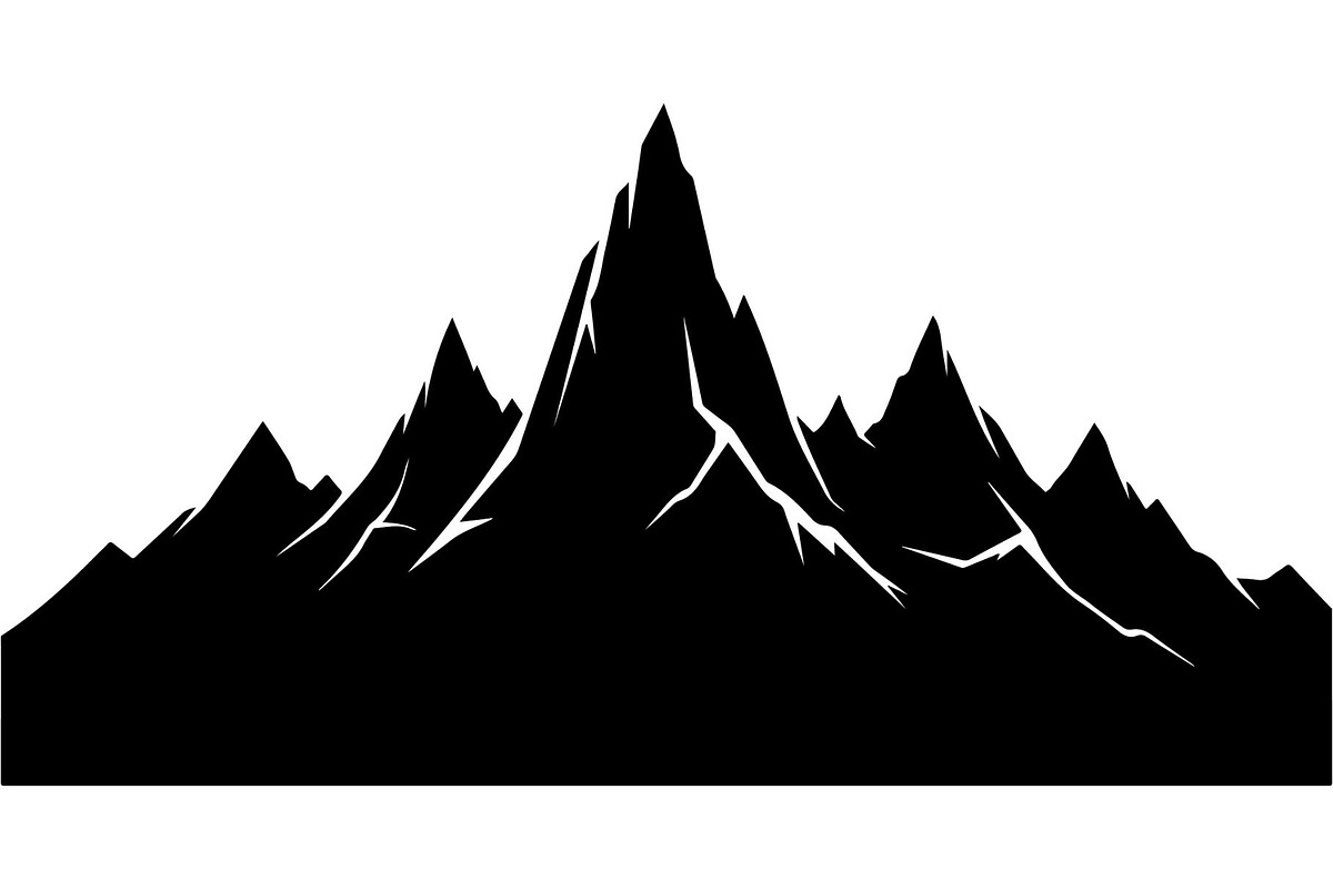 Mountain Landscape Silhouette, a Decorative Illustration by Designer_Momina (Photo 19 of 19)