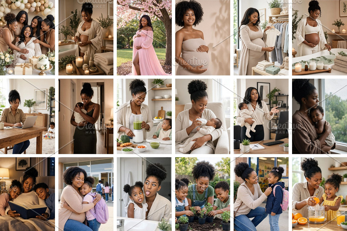 190 Melanin Motherhood Photos, a Person Photo by Selenique Studio (Photo 9 of 15)