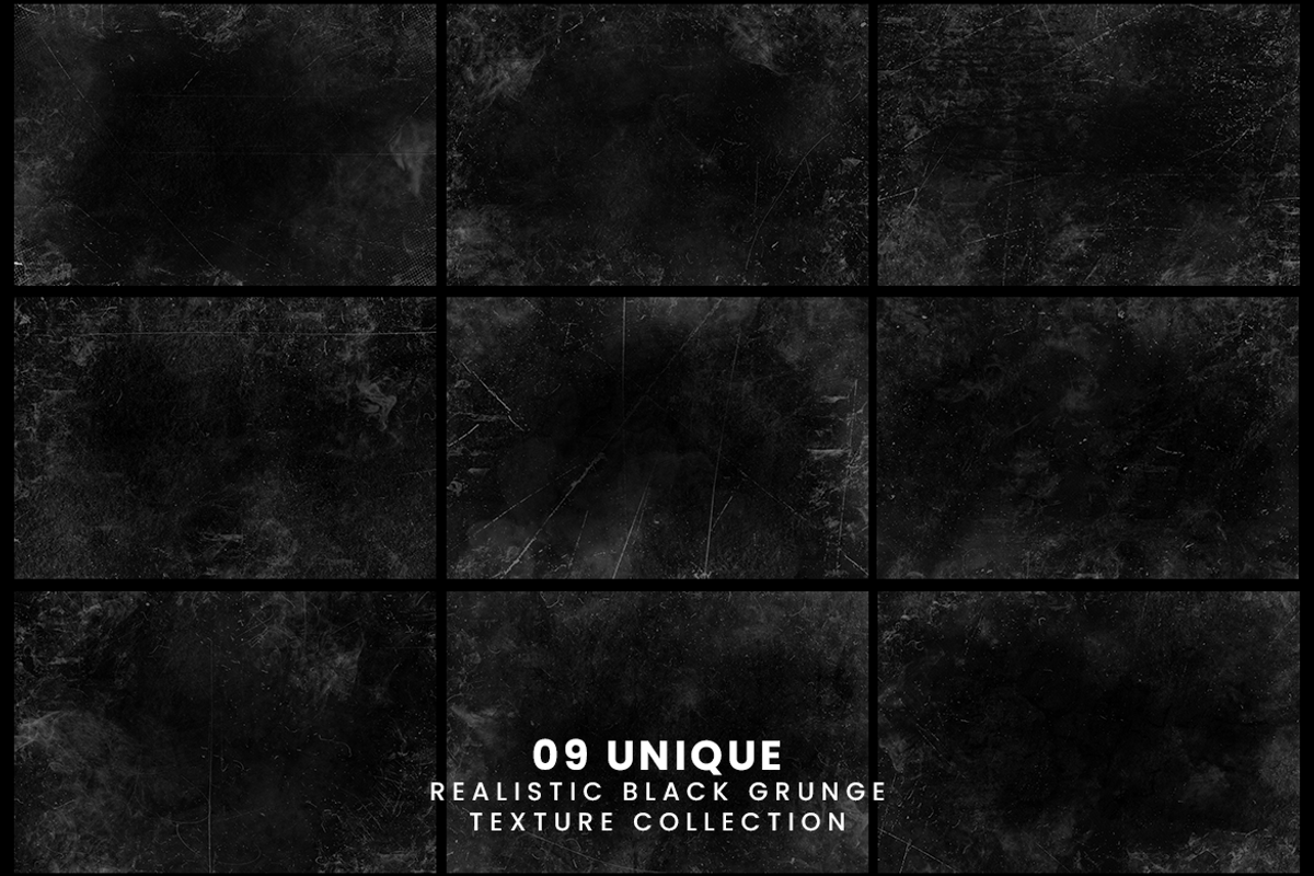 Realistic Black Grunge Textures, a Texture Graphic by Ary_ngeblur (Photo 3 of 7)