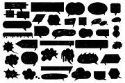 Speech Bubble Icon Set, a Graphic by AlexMstudio (Thumbnail 2 of 5)