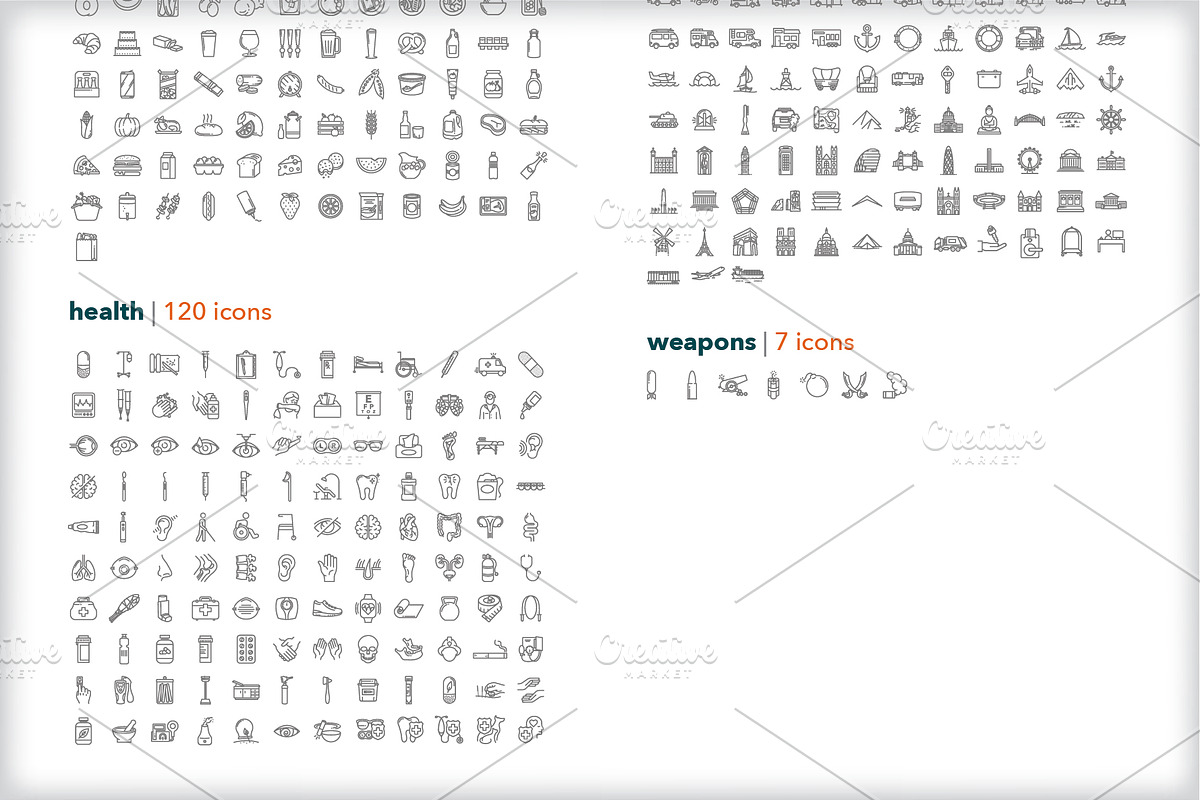 Full shop outline icon bundle, an Outline Icon by Picture Window (Photo 10 of 10)